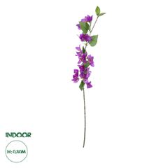 GloboStar® Artificial Garden BOUGAUVILLEA BRANCH 20654 Τεχνητό Διακοσμητικό Κλαδί Μπουκανβίλιας Μωβ Y80cm