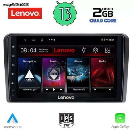 LENOVO LVD 4087_CPA (10inc) MULTIMEDIA TABLET for CITROEN C5-DS5 mod. 2007-2017 (with ORIGINAL NAVI)