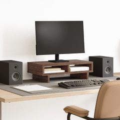 vidaXL Βάση Οθόνης Καφέ Δρυς 50x27x15 εκ. από Επεξεργασμένο Ξύλο
