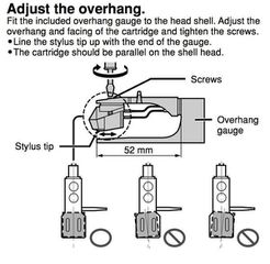 TECHNICS RMR2210WH Overhang Gauge FOR turntable Old Code SFK0135-01 - Technics-thumb-2