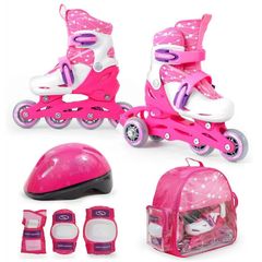 SMJ Sport Combo Pink LED set 2in1 Roller Skates HSTNK000009549