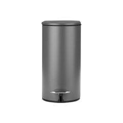 ESTIA ΧΑΡΤΟΔΟΧΕΙΟ ΜΠΑΝΙΟΥ SLIM SOFT CLOSE 5lt ΜΑΤ ΓΚΡΙ