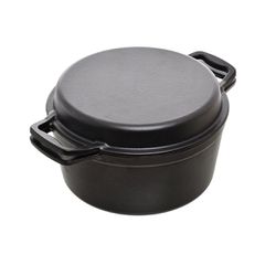 ESTIA ΚΑΤΣΑΡΟΛΑ IRON 2 ΣΕ 1 ΜΑΝΤΕΜΕΝΙΑ 25cm ΜΕ ΚΑΠΑΚΙ-ΤΗΓΑΝΙ