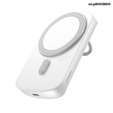 Joyroom inductive power bank 6000mAh with ring and stand up to 20W white (JR-W030)