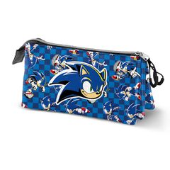 SONIC - Action - Triple Pencil Case-thumb-0