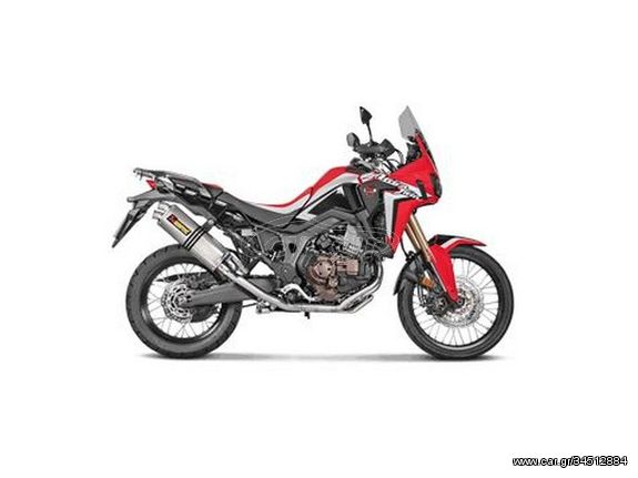 ΚΑΙΝΟΥΡΙΟ!!! - Akrapovic τελικό εξάτμισης μηχανής για Honda CRF 1000 L slip-on τιτάνιο με διπλό τελείωμα