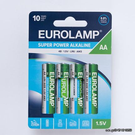 Eurolamp 147-24101 Super Power Αλκαλικές Μπαταρίες AA 1.5V LR6 4τμχ