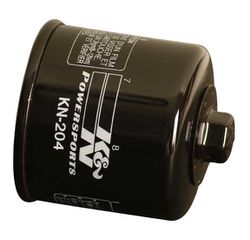 ΦΙΛΤΡΟ ΛΑΔΙΟΥ  K KN-204 HONDA CB, CBF, CBR, CRF, CTX, FJS, FSC, GL, NC, NRX, NS, NSA, NSS, NT, RVT, SH, ST, TRX, VFR, VT, VTR, VTX, XL; KAWASAKI ER-6F, ER-6N, KFX 250-2300 1984-2018