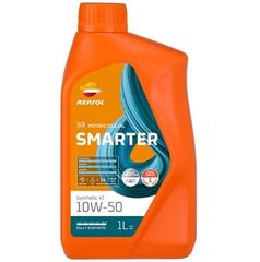 REPSOL SMARTER SYN 4T 10W50 1L Συνθετικό Λάδι Μοτοσυκλέτας