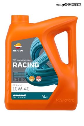 REPSOL RACING OROAD 4T 10W40 4L Συνθετικό Λάδι Μοτοσυκλέτας