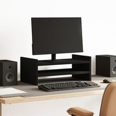 vidaXL Βάση Οθόνης Μαύρη 50x27x20 εκ. από Επεξεργασμένο Ξύλο