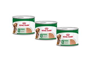 Υγρή Τροφή Royal Canin Mini Adult Loaf σε Πατέ για Ενήλικες Σκύλους Μικρόσωμης Φυλής (Βάρος από 1 Μέχρι 10 Kg) Economy Pack 3 Τεμ. x 195gr