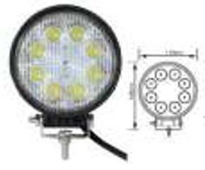 Προβολέας LED Εργασίας Στρογγυλός 24W 8 LED