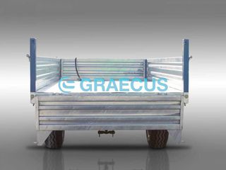Πλατφόρμες-Καρότσες Graecus 2025 Τρείλερ για τρακτέρ με υδραυλική ανατροπή 5000kg GRAECUS MT5-thumb-1
