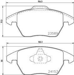 ΤΑΚΑΚΙΑ CITROEN C4 PEUGEOT 207 ΕΜΠΡΟΣ - 2358901