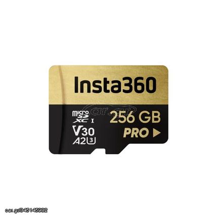 ΚΑΡΤΑ ΜΝΗΜΗΣ INSTA360 MICROSD MEMORY CARD 256GB V30, A2, 90MB/S 8K