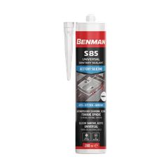 Αντιμουχλική σιλικόνη λευκή 280ml BENMAN S85