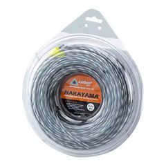 Μεσινέζα χορτοκοπτικών 4,7mm x 19m στριφτή NAKAYAMA Carbon3 Twist NC1004