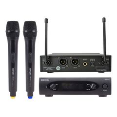 EIKON WM101DMV2 Dual Channel UHF Wireless Handheld Microphone System 863 – 865 Mhz - EIKON