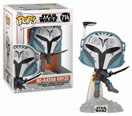 Funko Pop! Star Wars: Mandalorian - Bo-Katan with Darksaber​ and Jet Pack #714 Bobble-Head Vinyl Figure