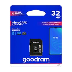 GoodRam memory card 32GB microSDHC cl. 10 UHS-I + adapter