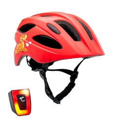 Crazy Safety - Cute Bicycle Helmet - Red (160101-09-01) / Toys