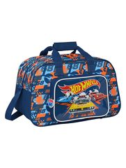 Safta 712338273 Hot Wheels Speed Club, Ύφασμα, Παιδικό Σακ Βουαγιάζ, Μπλε