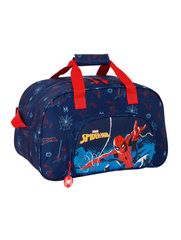 Safta 712443273 SpiderMan Neon, Ύφασμα, Παιδικό Σακ Βουαγιάζ, Μπλε