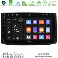 Clarion GL700 Lite Series 8Core Android11 2+32GB Chevrolet Aveo 2006-2010 Navigation Multimedia Tablet 9" Με Carplay & Android A