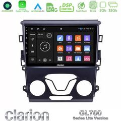 Clarion GL700 Lite Series 8Core Android11 2+32GB Ford Mondeo 2014-2017 Navigation Multimedia Tablet 9" Με Carplay & Android Auto