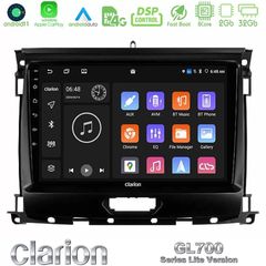Clarion GL700 Lite Series 8Core Android11 2+32GB Ford Ranger 2017-2022 Navigation Multimedia Tablet 9" Με Carplay & Android Auto