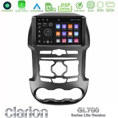 Clarion GL700 Lite Series 8Core Android11 2+32GB Ford Ranger 2012-2016 Navigation Multimedia Tablet 9" Με Carplay & Android Auto