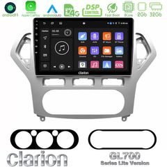 Clarion GL700 Lite Series 8Core Android11 2+32GB Ford Mondeo 2007-2010 AUTO A/C Navigation Multimedia Tablet 9" Με Carplay & And