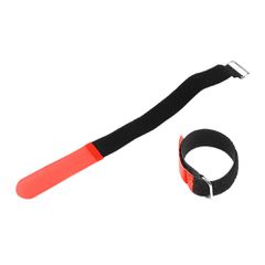 Adam Hall VR4040 CABLE TIE HOOK LOOP 38x400mm Red - Adam Hall