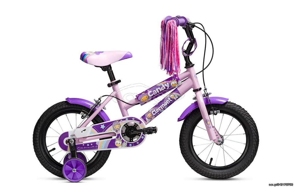 Παιδικά Ποδήλατα Clermont 2024 Παιδικό Ποδήλατο 305 Clermont Candy 12"-20cm Μωβ