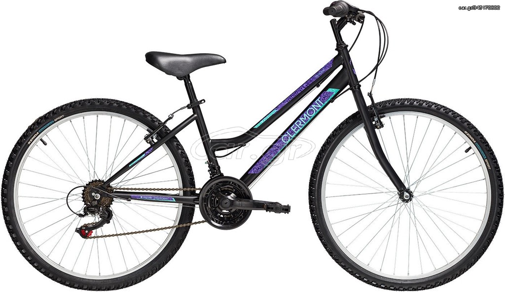 All - Mountain Clermont 2024 Ποδήλατο Hardtrail 621 Clermont Magusta 24"-28cm Μαύρο