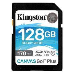 Kingston Canvas Go Plus SDXC 128GB Class 10 U3 V30 UHS-I (SDG3/128GB) (KINSDG3-128GB)