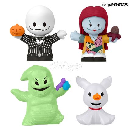 The Nightmare Before Christmas Fisher-Price Little People Collector Mini Figures 4-Pack 7 cm