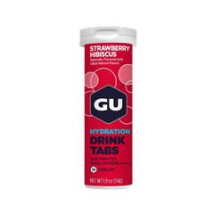 Ταμπλέτες ηλεκτρολυτών | GU | Strawberry Ibiscus | Με καφεϊνη | 54 g