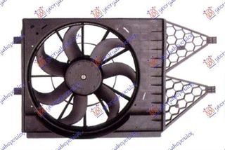 Βεντιλατέρ Ψυγείου Κομπλέ 1.0 i 12V-1.2 TSI/1.4 TDI Skoda Fabia 2010-2014