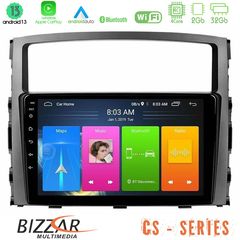 Bizzar CS Series 4Core Android13 2+32GB Mitsubishi Pajero 2008-2009 Navigation Multimedia Tablet 9 | Pancarshop