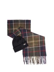 Barbour Gift Set Swinton Beanie Hat & Galingale