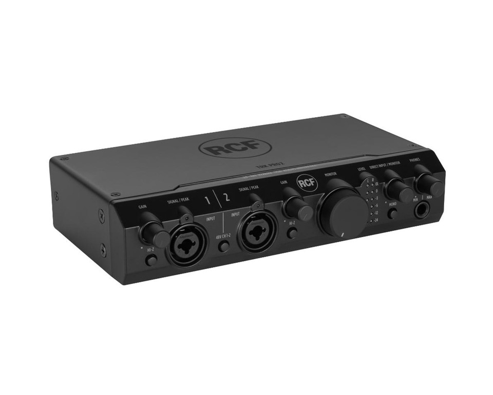 RCF TRK PRO2 Interface 24-bit 192kHz 2 In 2 Out USB - RCF