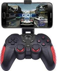 Gamepad Lamtech Ασύρματο για Android / PC / iOS Black/Red