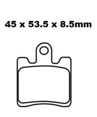 ProX μπροστινά τακάκια φρένων 37.312102 Yamaha FJR 1300 2006-2021, XV19 2013-2016, Triumph Trophy 1215 2012-2017