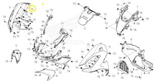 Κλίπς Πλαστικών Honda NSC.110 Vision 90666K59A11