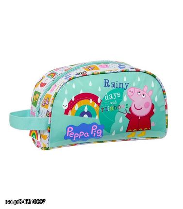 Safta 812172824 Peppa Pig, Νεσεσέρ, Ύφασμα, Τιρκουάζ