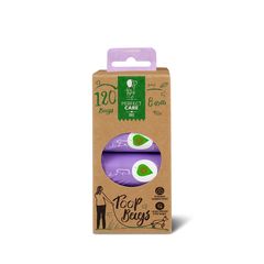 Οικολογικά Ρολά Perfect Care Poop Bags Eco για Ακαθαρσίες Σκύλου με Άρωμα Λεβάντα, 8 Ρολά / 120 Σακούλες