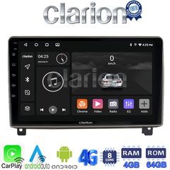 MEGASOUND - CLARION GL72404 Οθόνη OEM Multimedia Αυτοκινήτου για PEUGEOT 407 2004 > 2011 (CarPlay/AndroidAuto/BT/GPS/WIFI/GPRS)