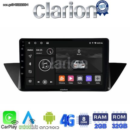 MEGASOUND - CLARION GL71219 Οθόνη OEM Multimedia Αυτοκινήτου για BMW X1 (E84) 2009>2014 (CarPlay/AndroidAuto/BT/GPS/WIFI/GPRS)